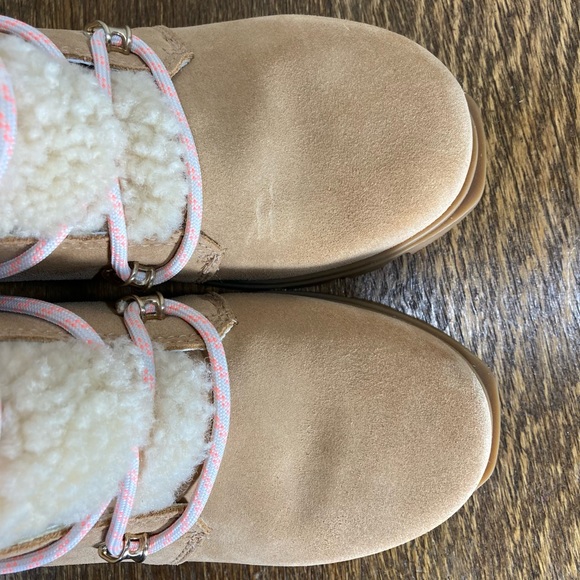 NEW Sorel Joan of Arctic Wedge lll Lace Cozy Bootie Womens Size 7.5 Tawny Buff - Picture 6 of 13